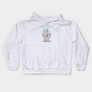 Robot and cat Kids Hoodie